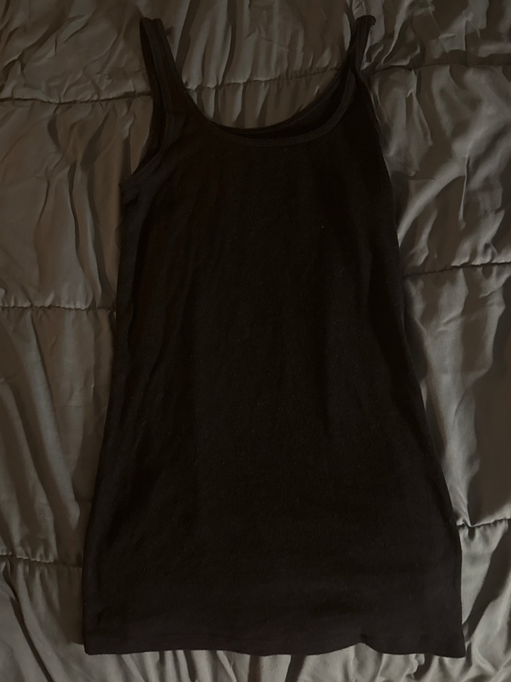 Old Navy Black Scoop Neck Tank Top